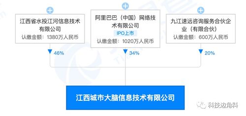 阿里巴巴布局智慧城市新基建 持股34%成立江西城市大脑信息公司